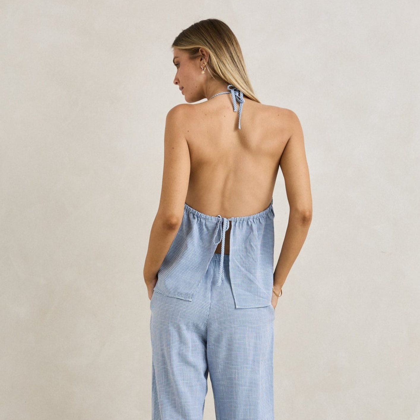 Rhythm Marisol Top - Blue Check
