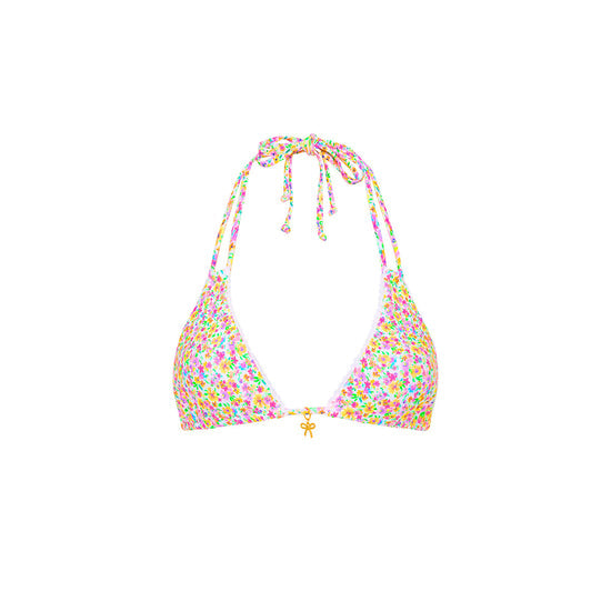 Kulani Kinis Halter Bralette Bikini Top - Dollhouse (Strawberry Moon Collection)