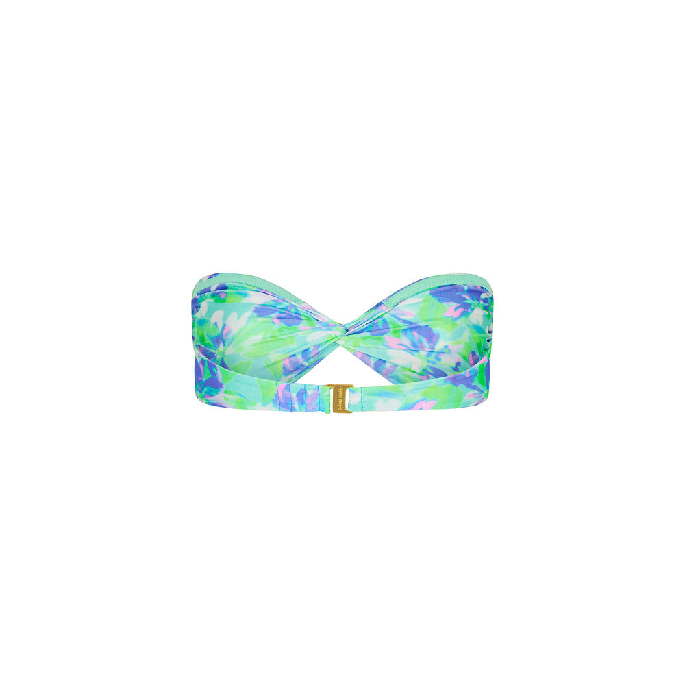Kulani Kinis Twist Bandeau Bikini Top - Monaco Whispers (Tropic Tours Collection)