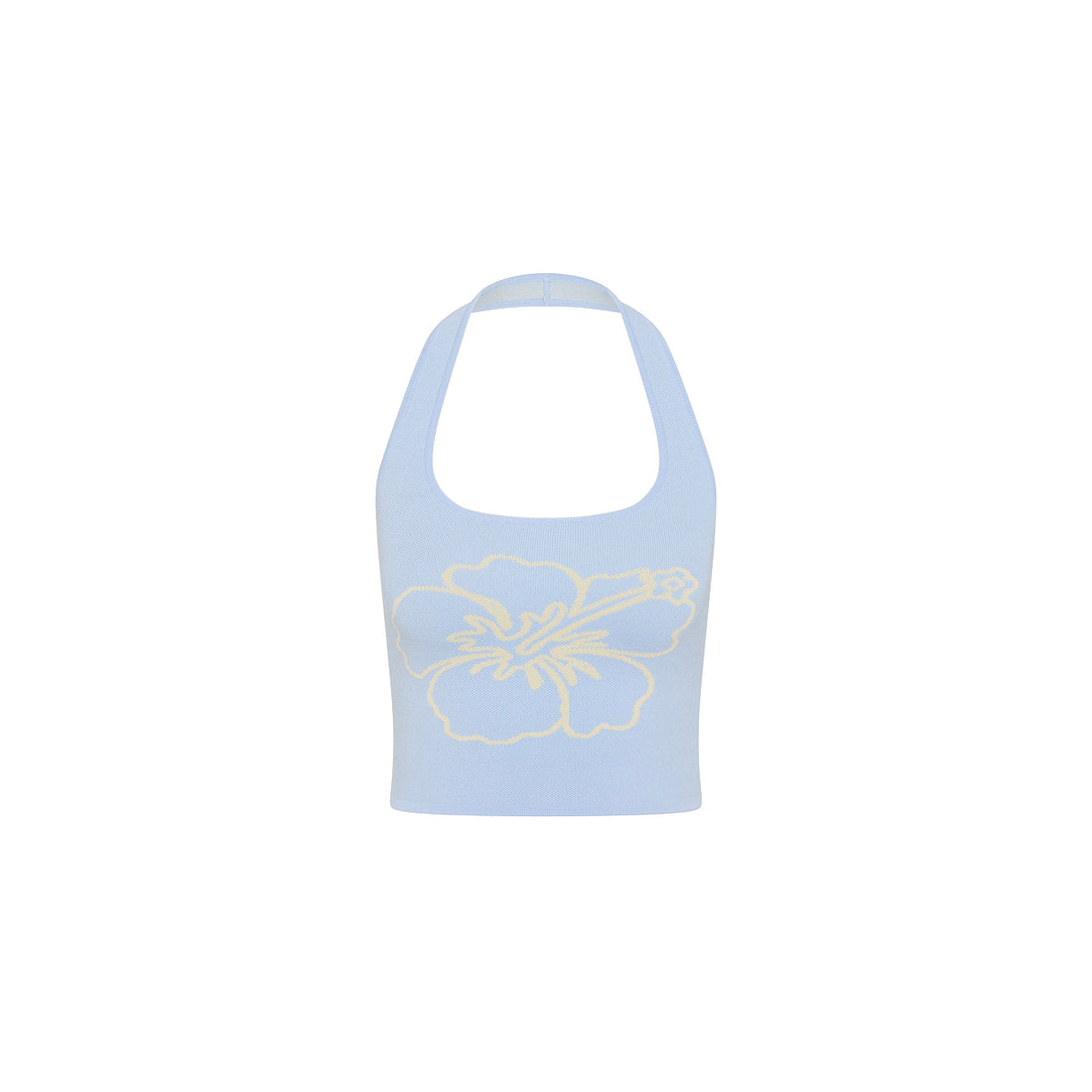 Kulani Kinis Knit Halter Tank Top - Floral Fizz (Postcard Promises Collection)