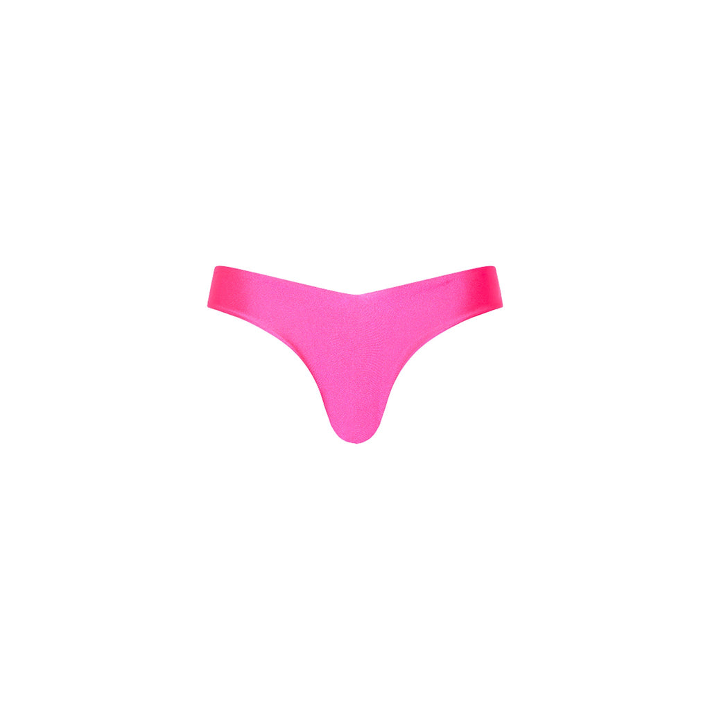 Kulani Kinis Cheeky V Bikini Bottom - Posh Pink