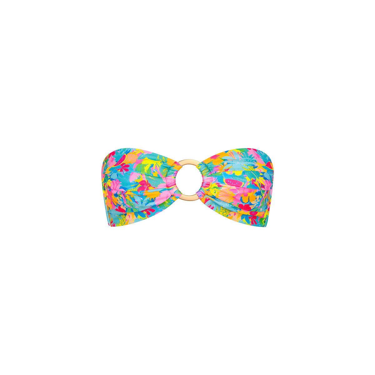 Kulani Kinis Strapless Bandeau Bikini Top - Pretty Paradise (Diving for Pearls Collection)