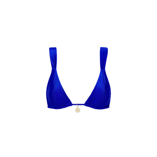 Kulani Kinis Slide Bralette Bikini Top - Malibu Blue (Stolen Hearts Collection)