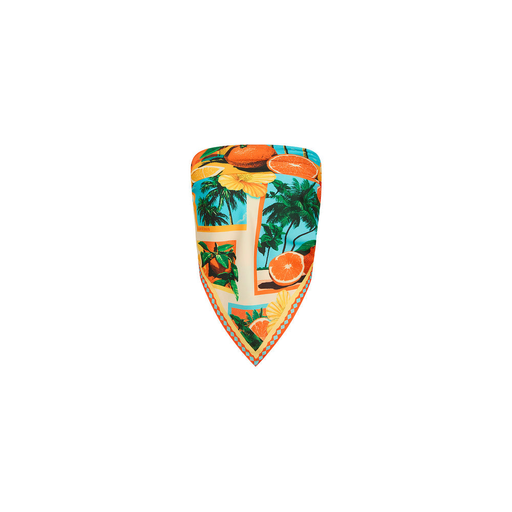 Kulani Kinis Summer Bandana Scarf - Citrus Sea (Tropic Tours Collection)
