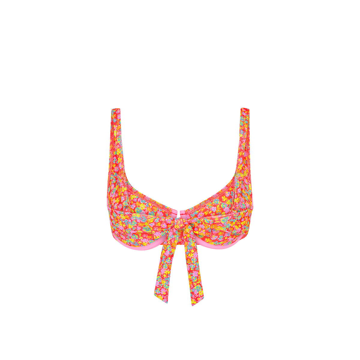 Kulani Kinis Underwire Tie Back Bikini Top - Bubble Pop (Diving for Pearls Collection)