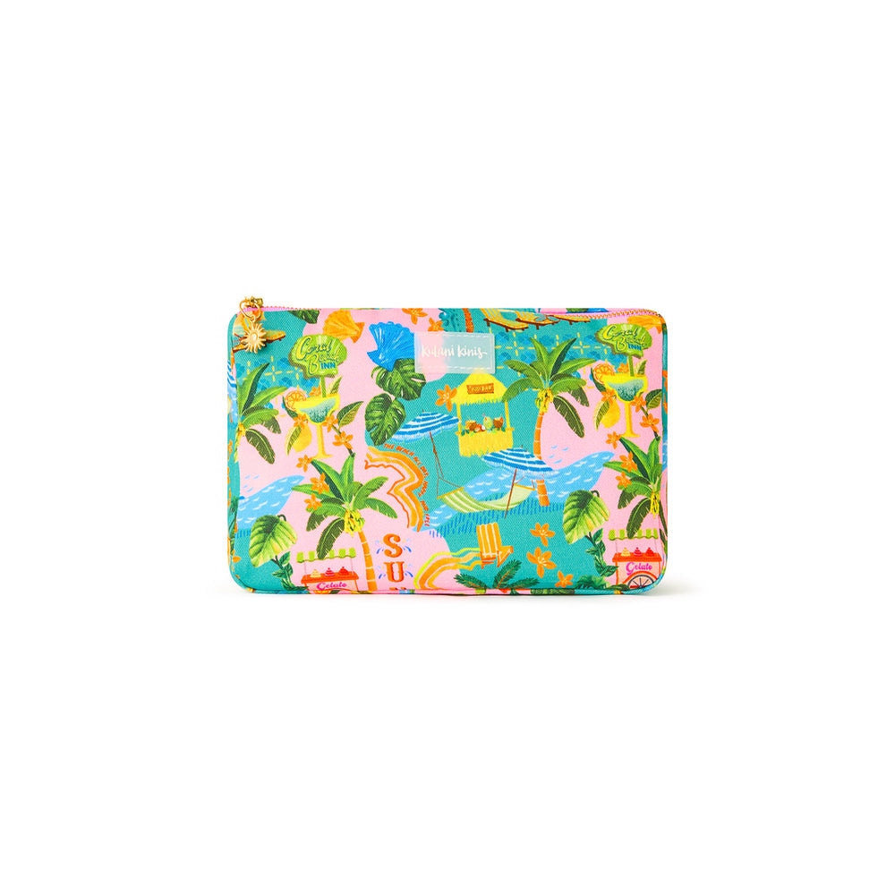Kulani Kinis Beach Pouch - Sunlit Spritz (Sunlit Mischief Collection)