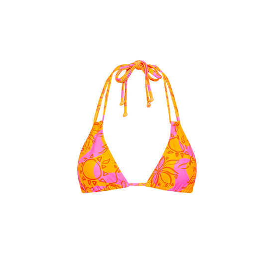 Kulani Kinis Halter Bralette Bikini Top Sangria Swirl (Coconut Cove