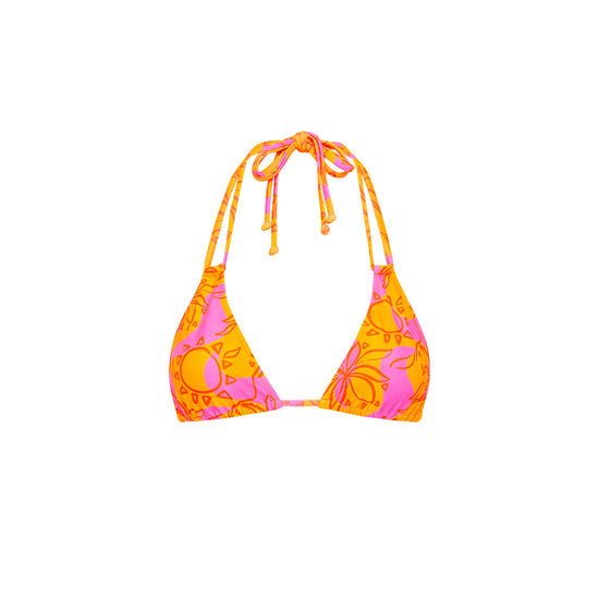 Kulani Kinis Halter Bralette Bikini Top - Sangria Swirl (Coconut Cove Collection)