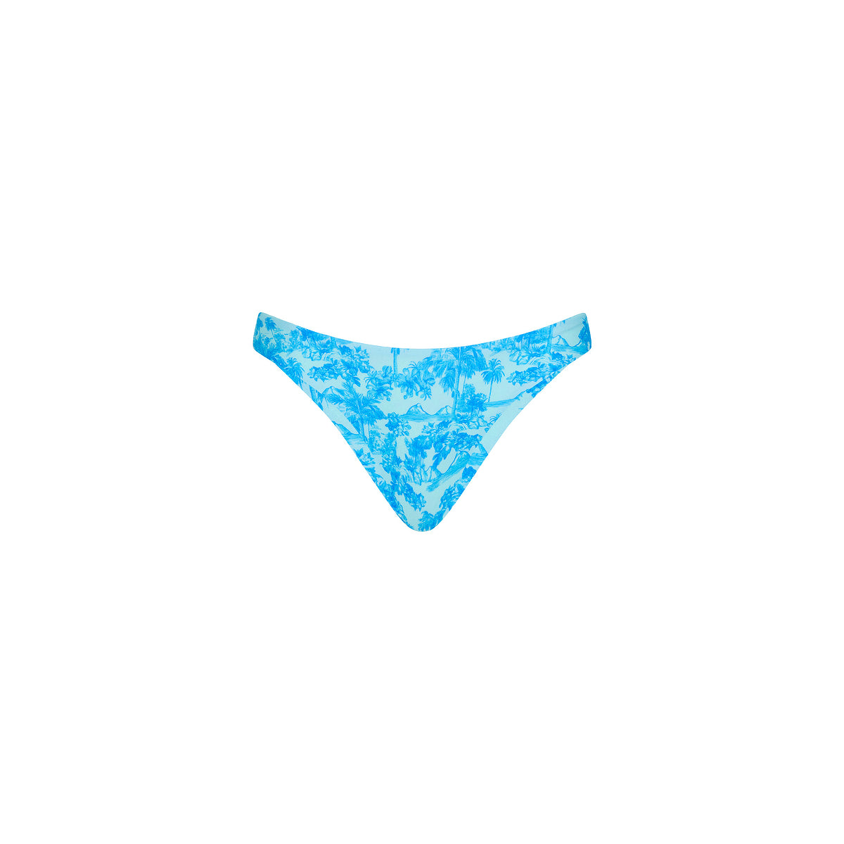 Kulani Kinis Minimal Full Coverage Bikini Bottom - Ocean Paradise (Hibiscus Stereo Collection)