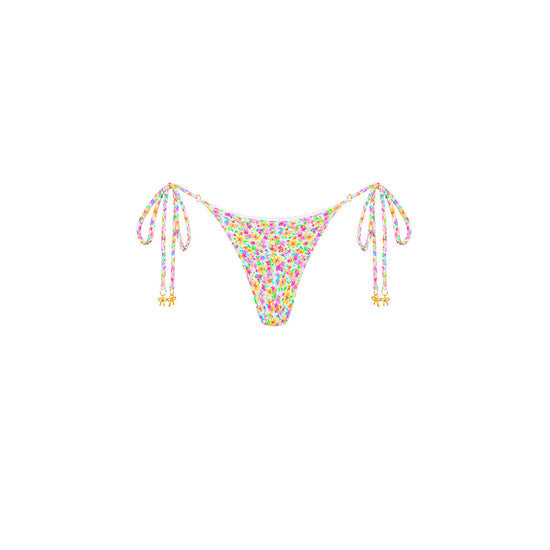 Kulani Kinis Thong Tie Side Bikini Bottom - Dollhouse (Strawberry Moon Collection)
