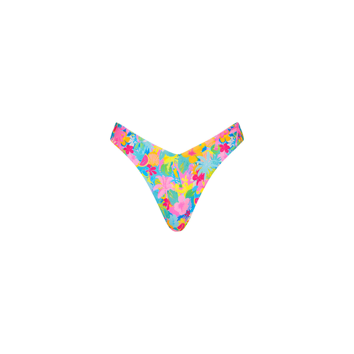 Kulani Kinis Y Cheeky Bikini Bottom - Pretty Paradise (Diving for Pearls Collection)