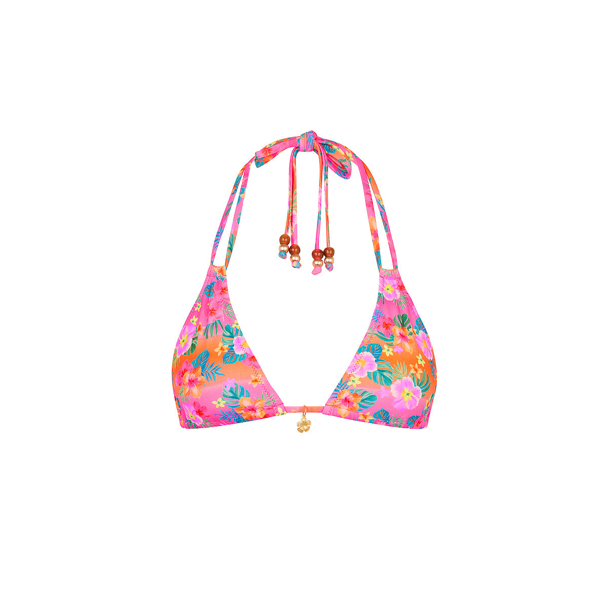 Kulani Kinis Halter Bralette Bikini Top - Summer Glow (Sunlit Mischief Collection)