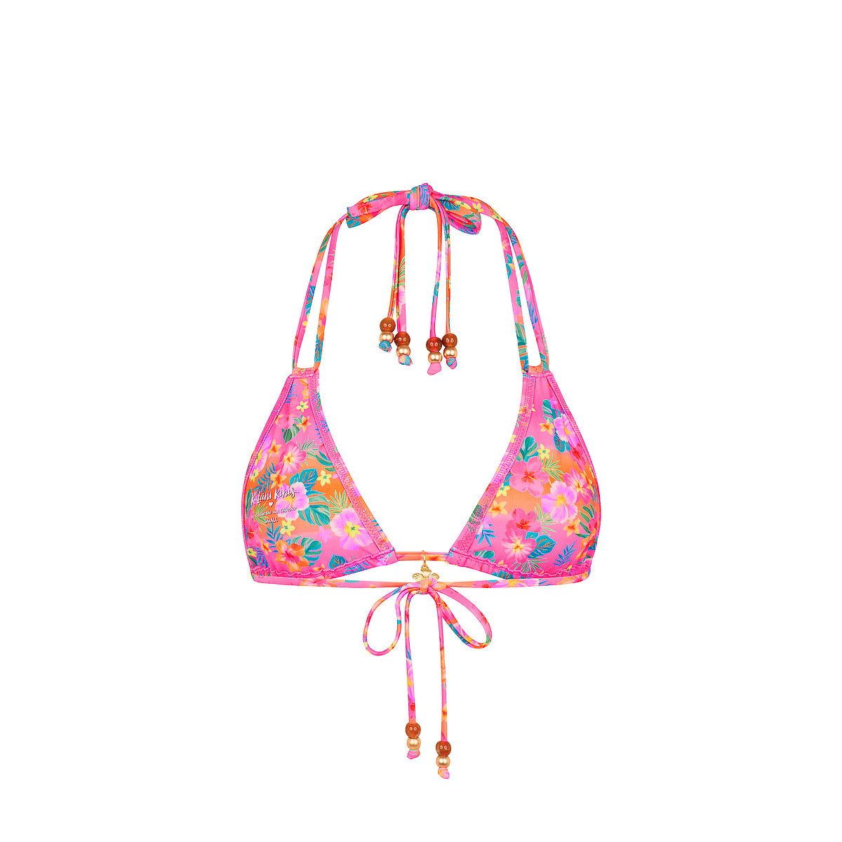 Kulani Kinis Halter Bralette Bikini Top - Summer Glow (Sunlit Mischief Collection)