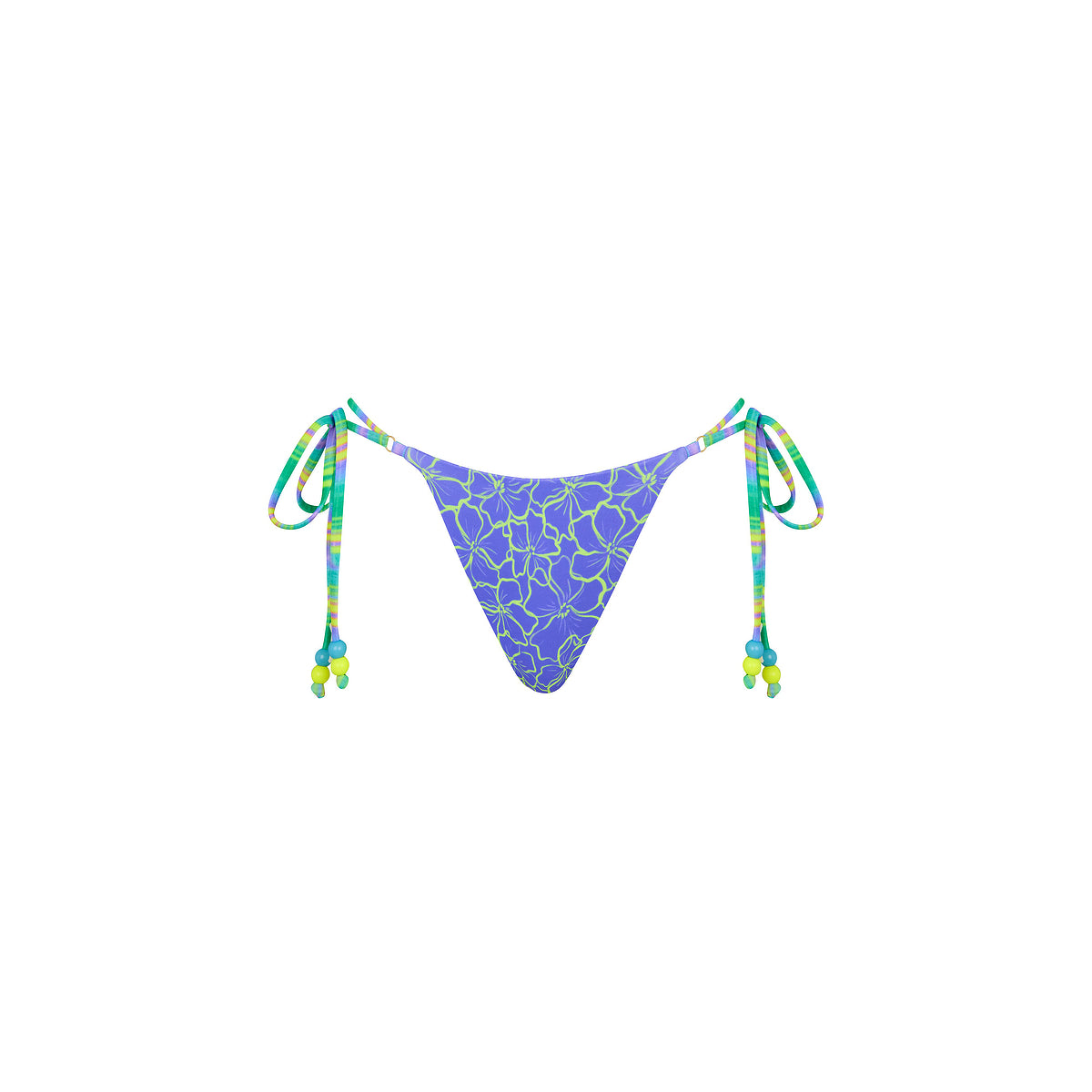 Kulani Kinis Thong Tie Side Bikini Bottom - Sugar Wave (Diving for Pearls Collection)