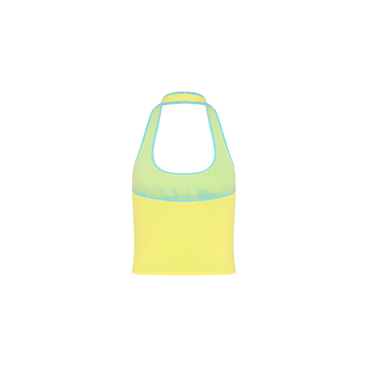 Kulani Kinis Knit Halter Tank Top - Sunshell (Diving for Pearls Collection)