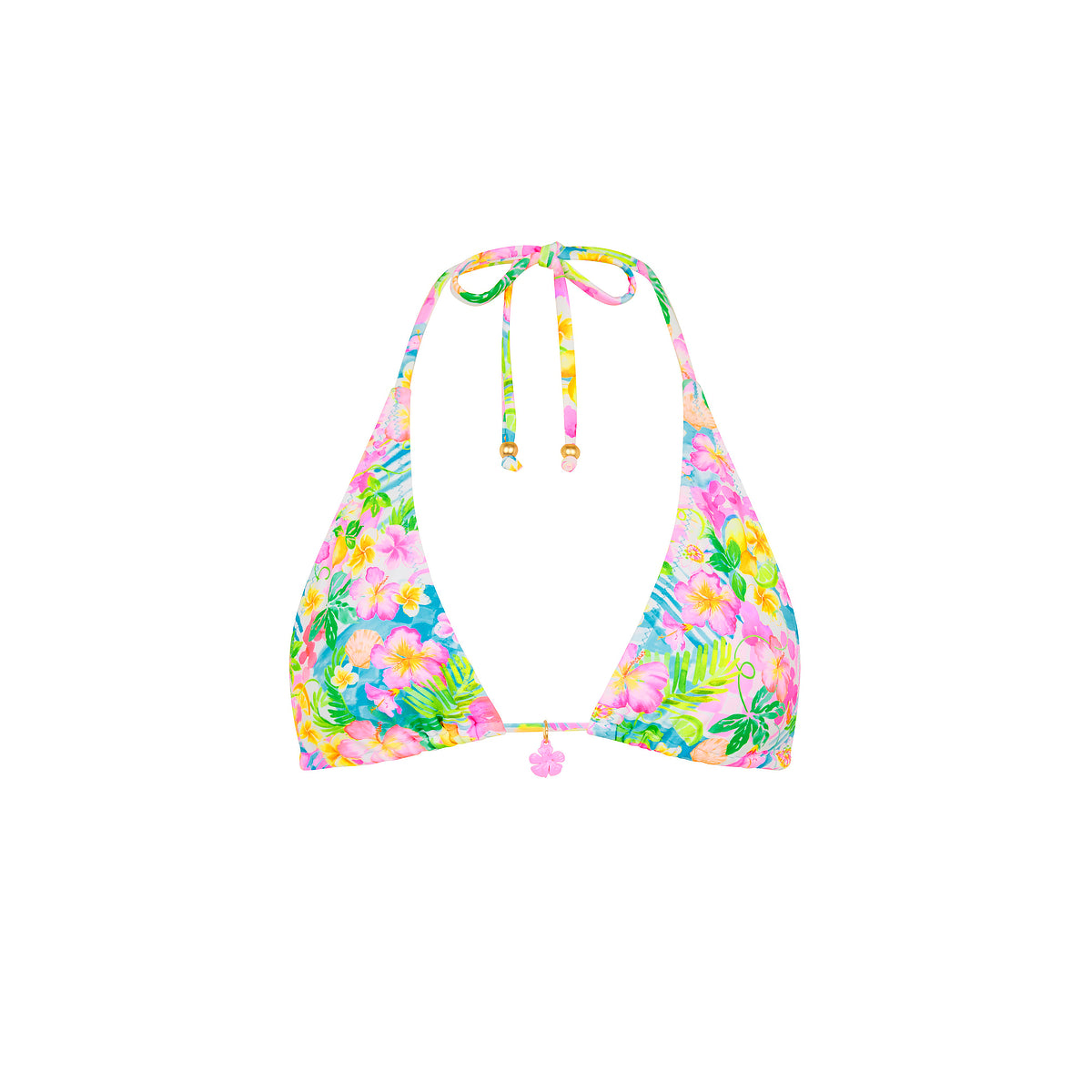 Kulani Kinis Classic Tie Halter Bikini Top - Summer Daydreams (Pocket Paradise Collection) by Kulani Kinis