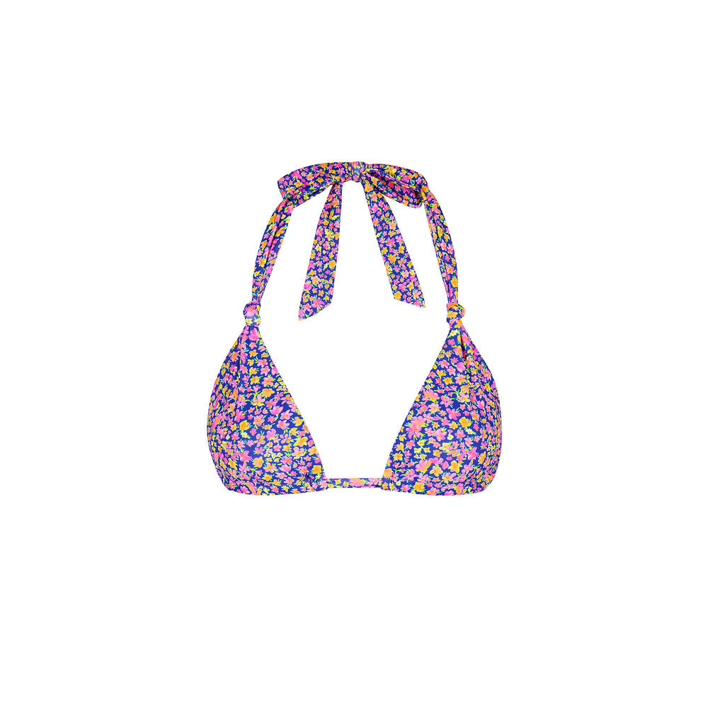 Kulani Kinis Soft Knot Halter Bikini Top - Rosie Rally (Tropic Tour Collection)