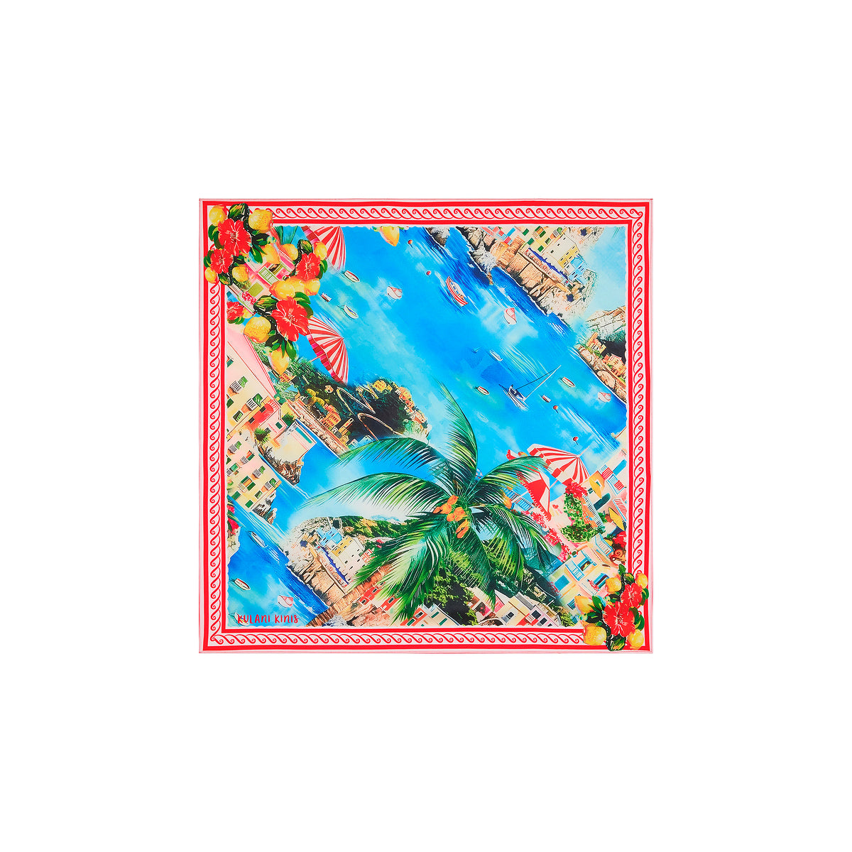 Kulani Kinis Summer Bandana Scarf - Mermaid Cove (Diving for Pearls Collection)