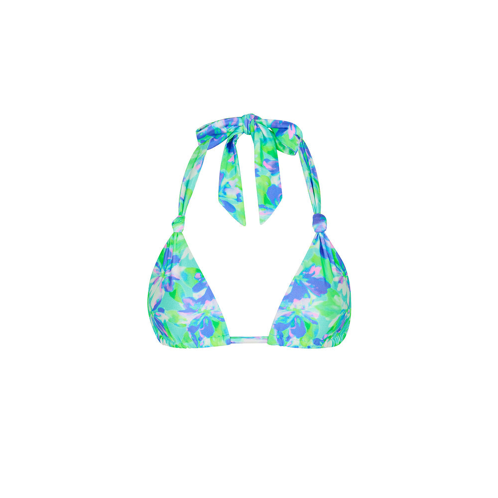 Kulani Kinis Soft Knot Halter Bikini Top - Monaco Whispers (Tropic Tour Collection)