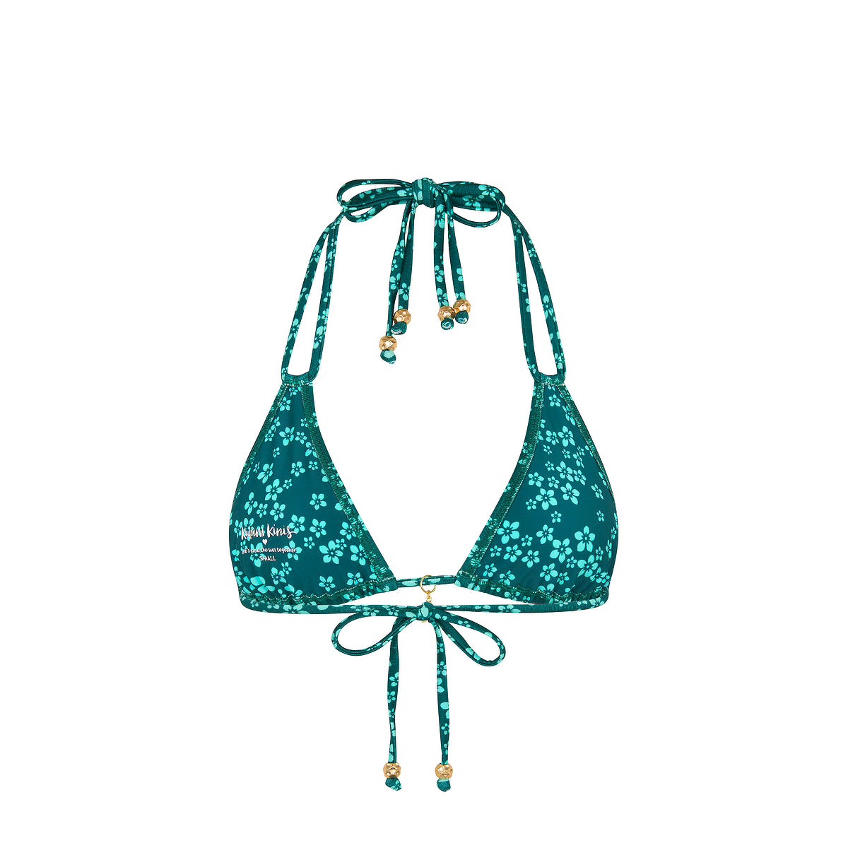 Kulani Kinis Halter Bralette Bikini Top - Moonkiss (Diving for Pearls Collection)