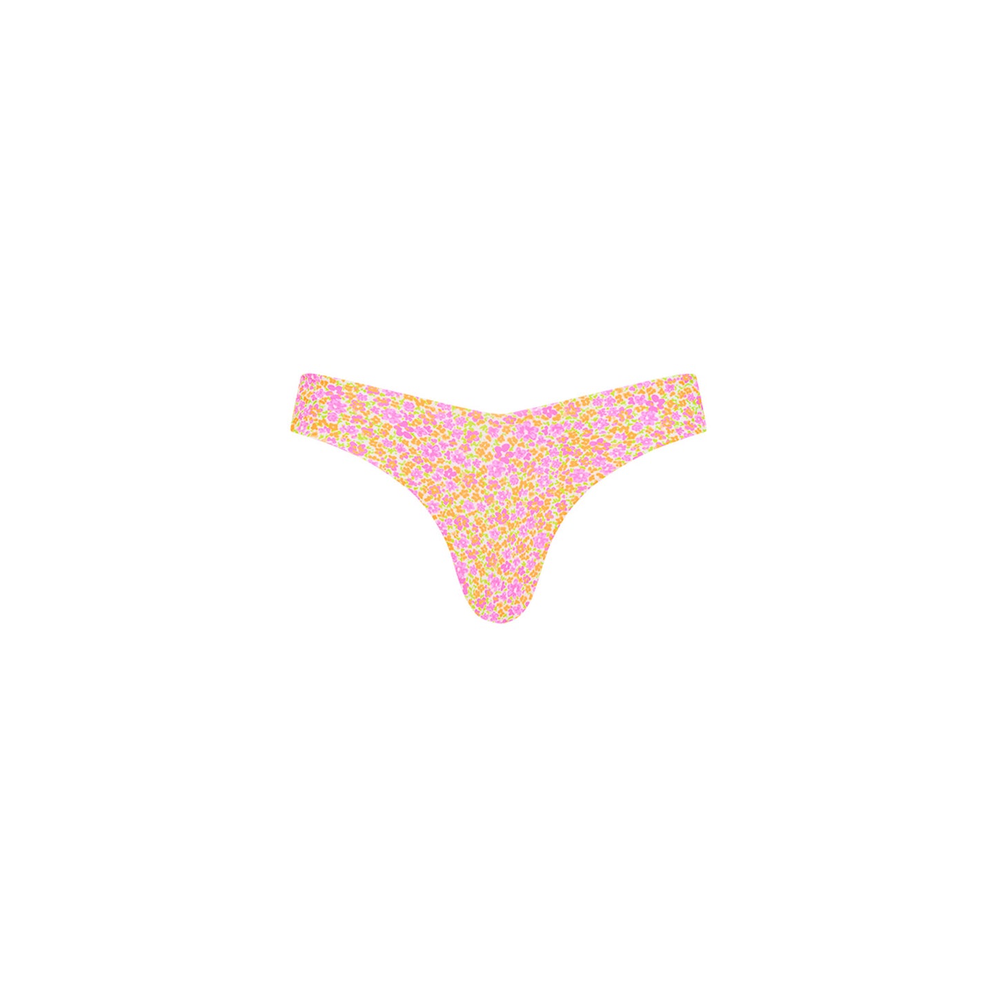Kulani Kinis Cheeky V Bikini Bottom - Champagne Blossom (Coconut Cove Collection)