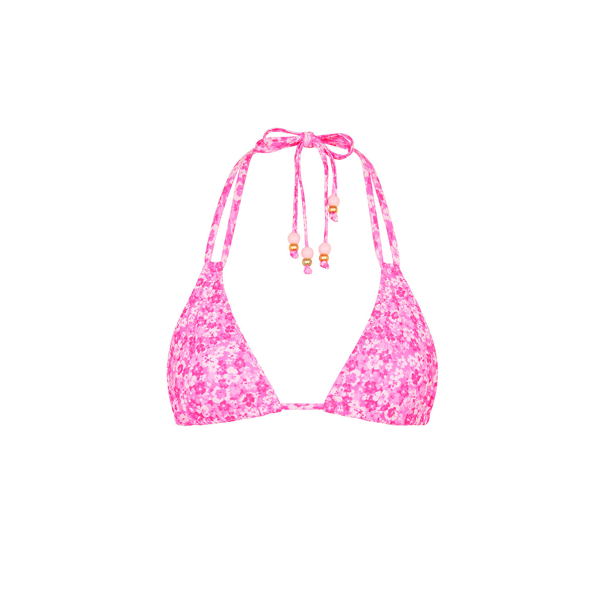 Kulani Kinis Halter Bralette Bikini Top - Berry Burst (Pocket Paradise Collection)