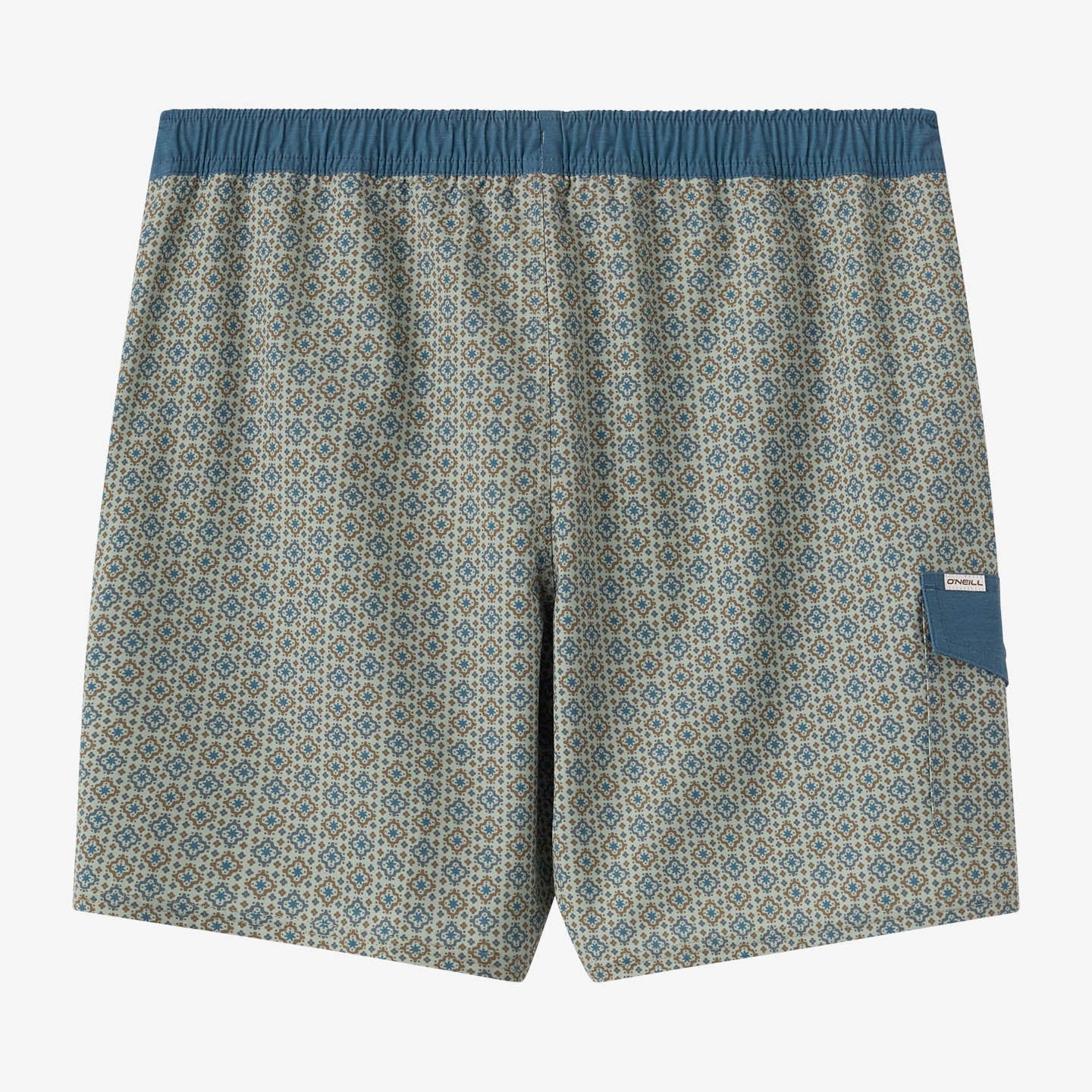 O'Neill Hermosa Retro 17" Elastic Waist Swim Trunks - Seagrass