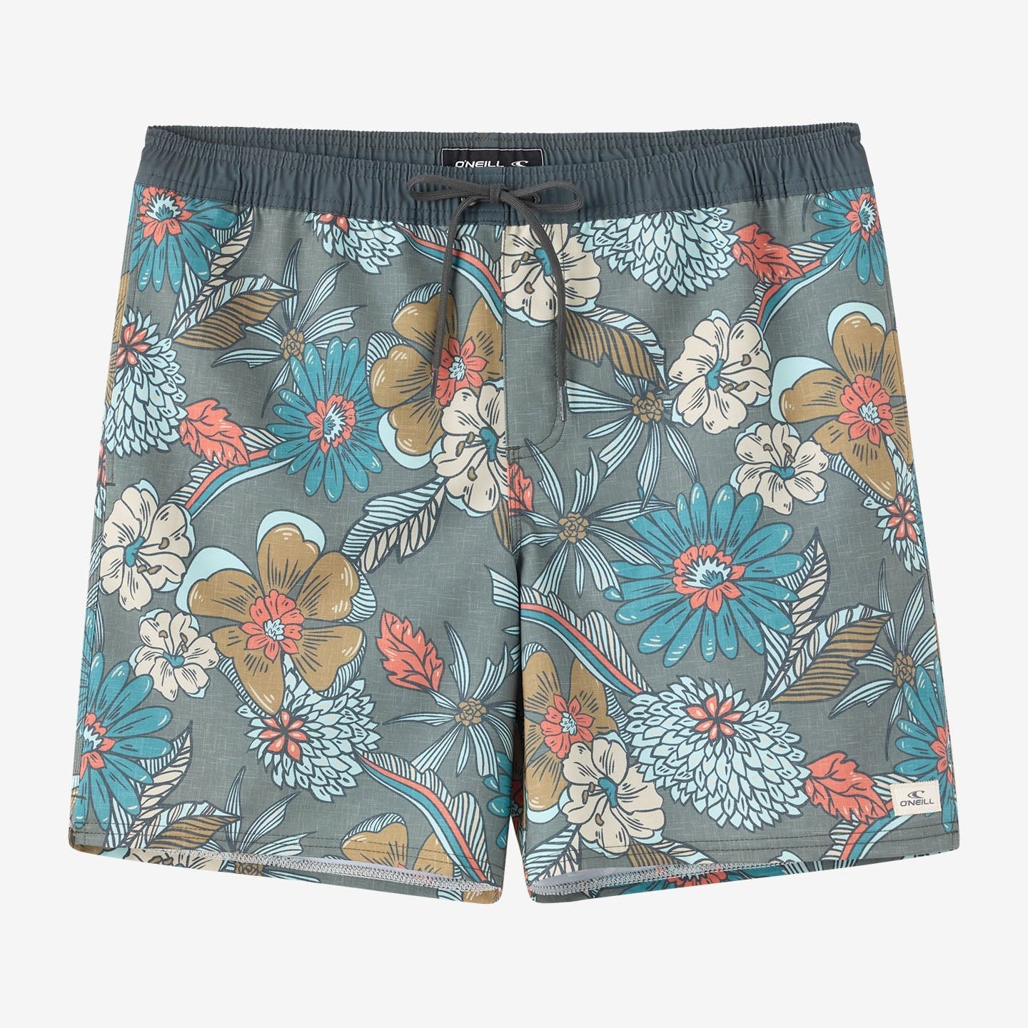 O'Neill Hermosa Light Lined Volley 17" Swim Trunks - Mulled Basil