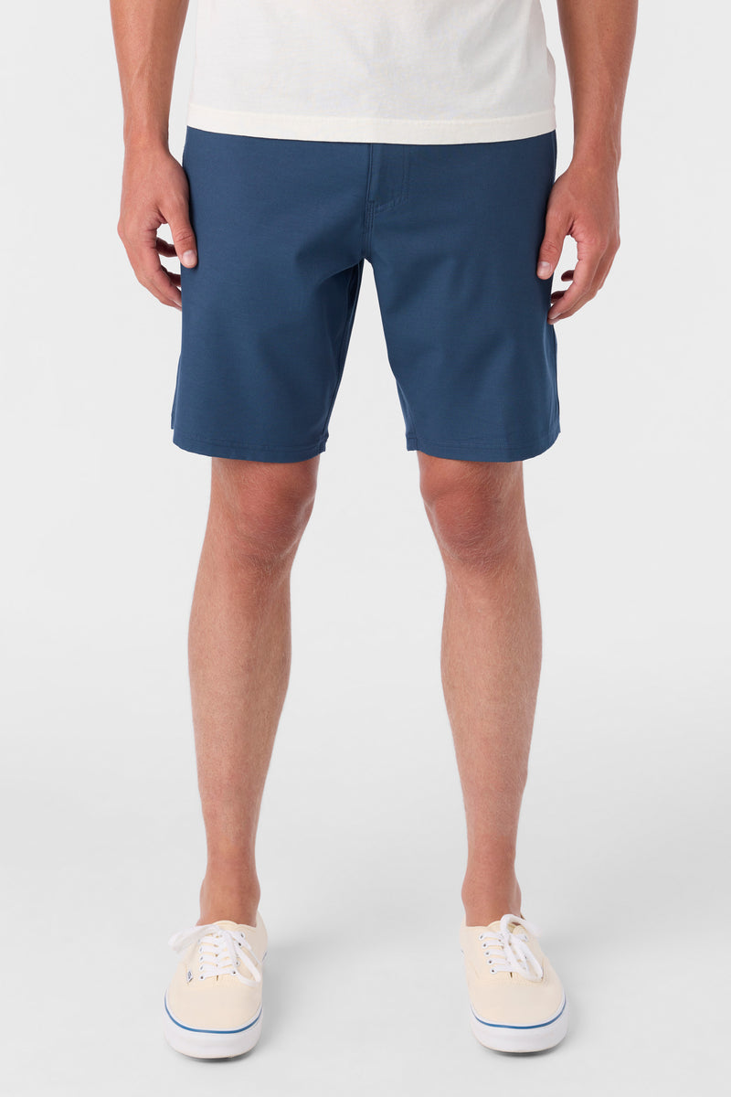 O'Neill Reserve Light Check 19" Hybrid Shorts - Navy