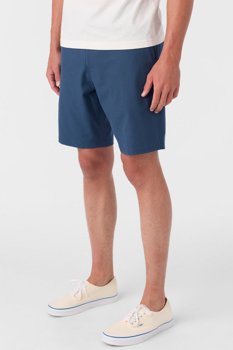 O'Neill Reserve Light Check 19" Hybrid Shorts - Navy
