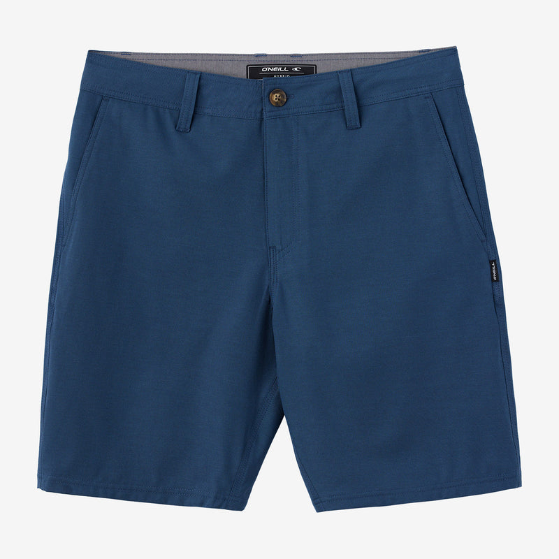 O'Neill Reserve Light Check 19" Hybrid Shorts - Navy