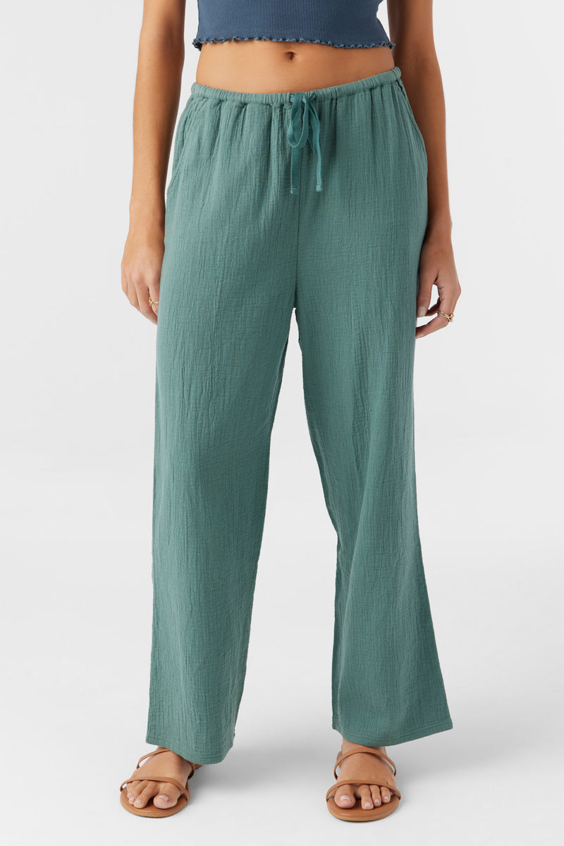 O'Neill Brenda Double Gauze Pants - Silver Pine