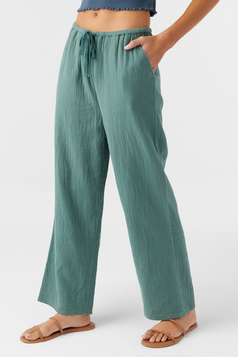 O'Neill Brenda Double Gauze Pants - Silver Pine