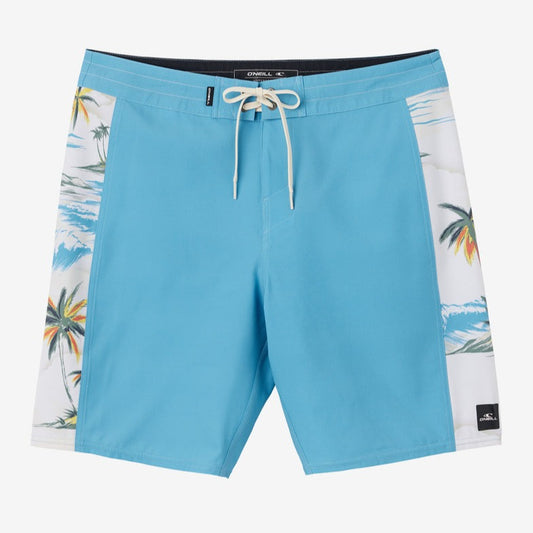 O'Neill Hyperfreak Mysto Side Panel 19" Boardshorts - Blue Fade