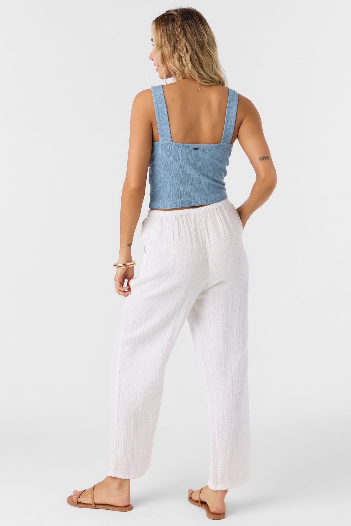 O'Neill Brenda Stripe Pants - White