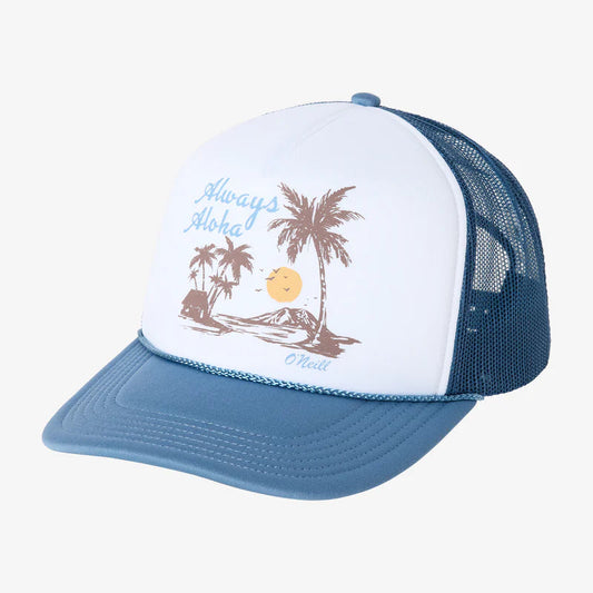 O'Neill Arlie Hi Trucker Hat - Faded Denim