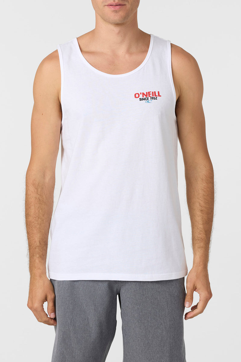 O'Neill Eagles Fly Standard Fit Tank Top - White