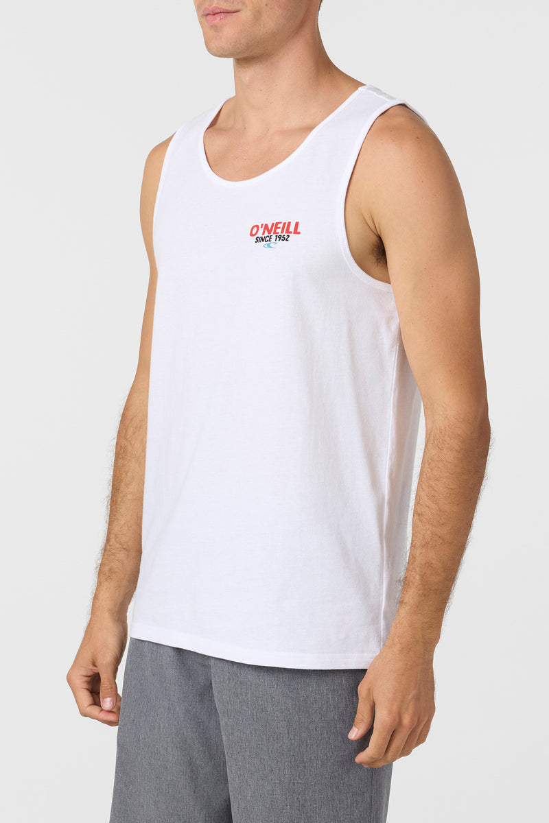 O'Neill Eagles Fly Standard Fit Tank Top - White