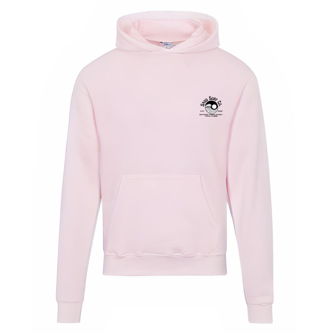 Sand Surf Co. Yin Yang Champion Hoodie - Seashell Pink