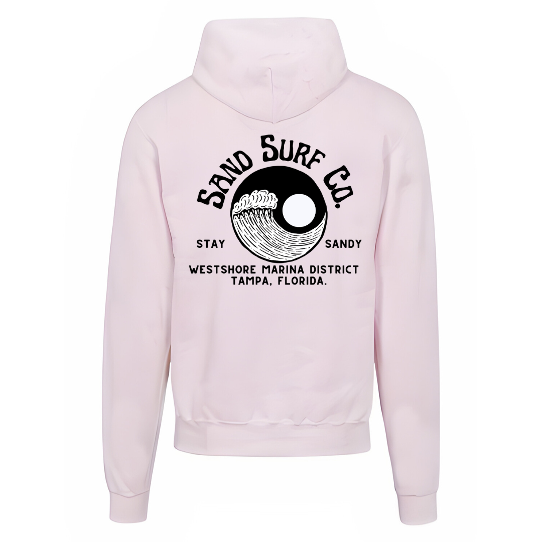 Sand Surf Co. Yin Yang Champion Hoodie - Seashell Pink