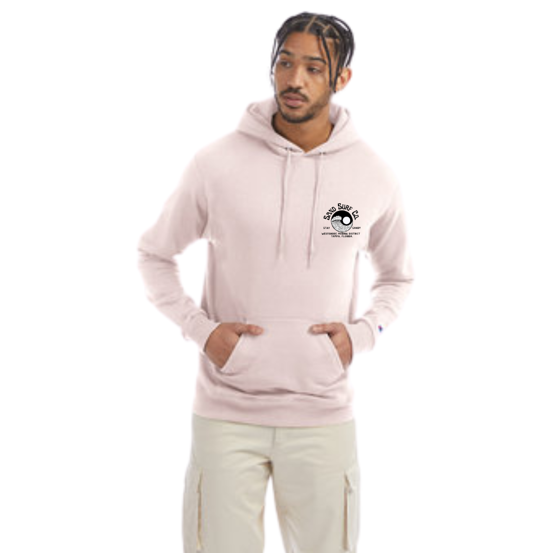 Sand Surf Co. Yin Yang Champion Hoodie - Seashell Pink