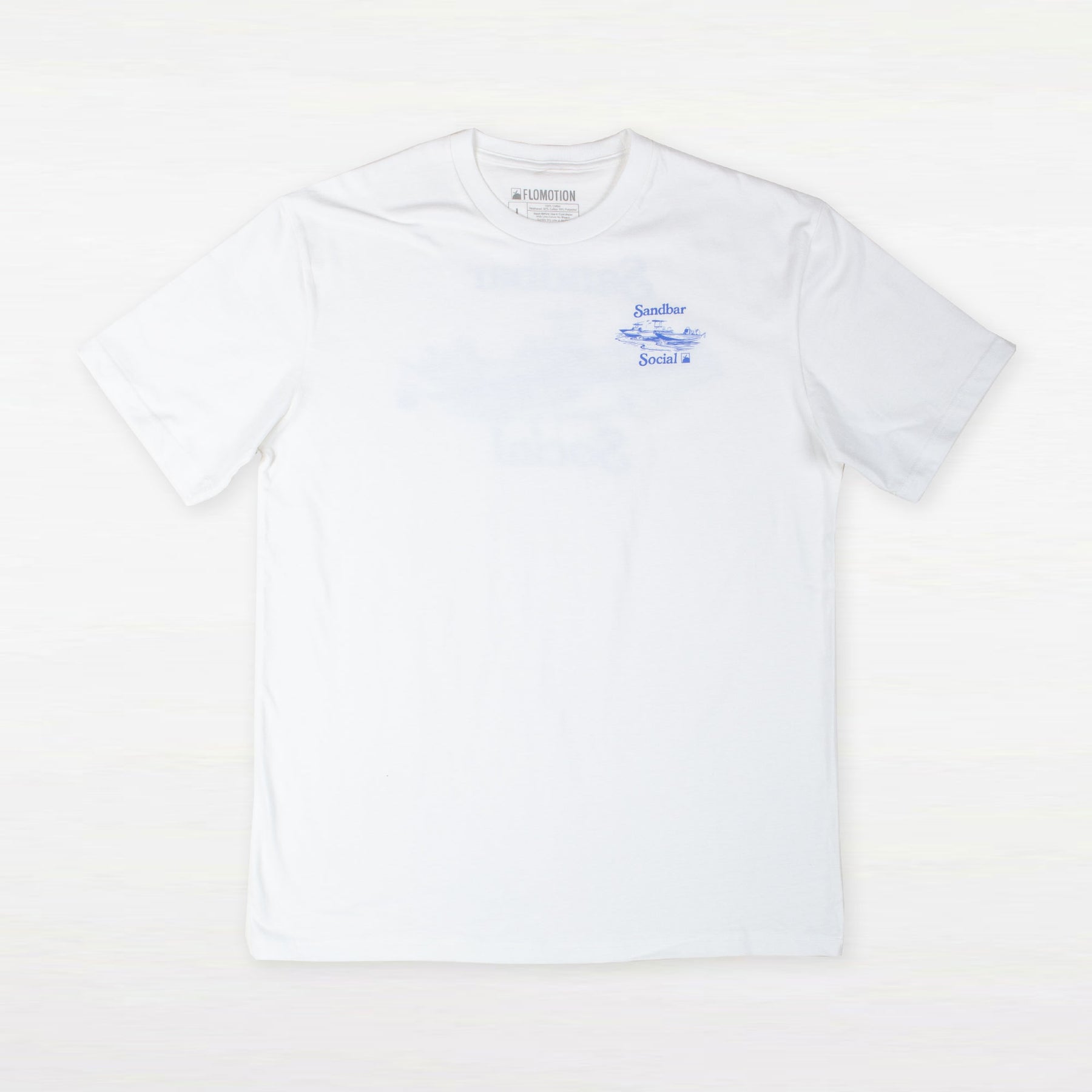 Flomotion Sandbar Social Tee - White by Flomotion