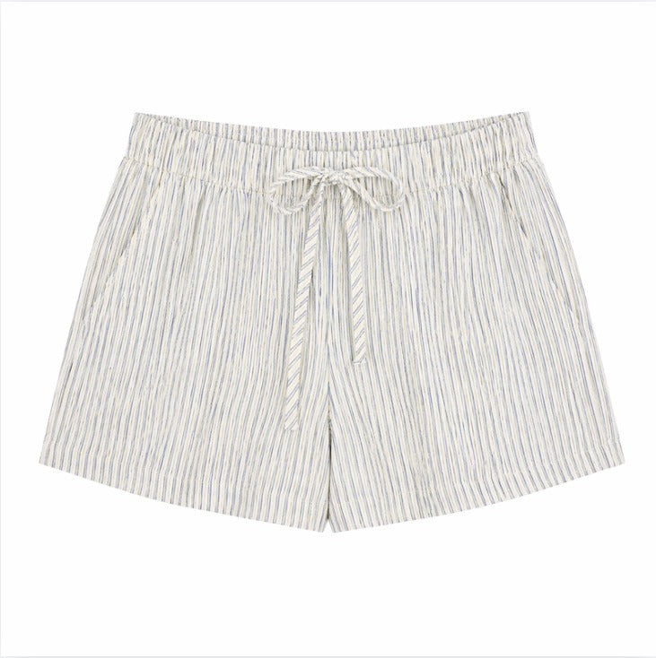 Rhythm Driftwood Stripe Overswim Short - Cream by Rhythm
