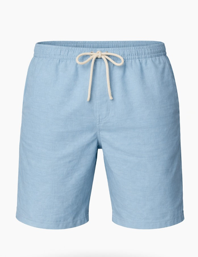 Sand Surf Co. Chuns Linen Short - Light Blue