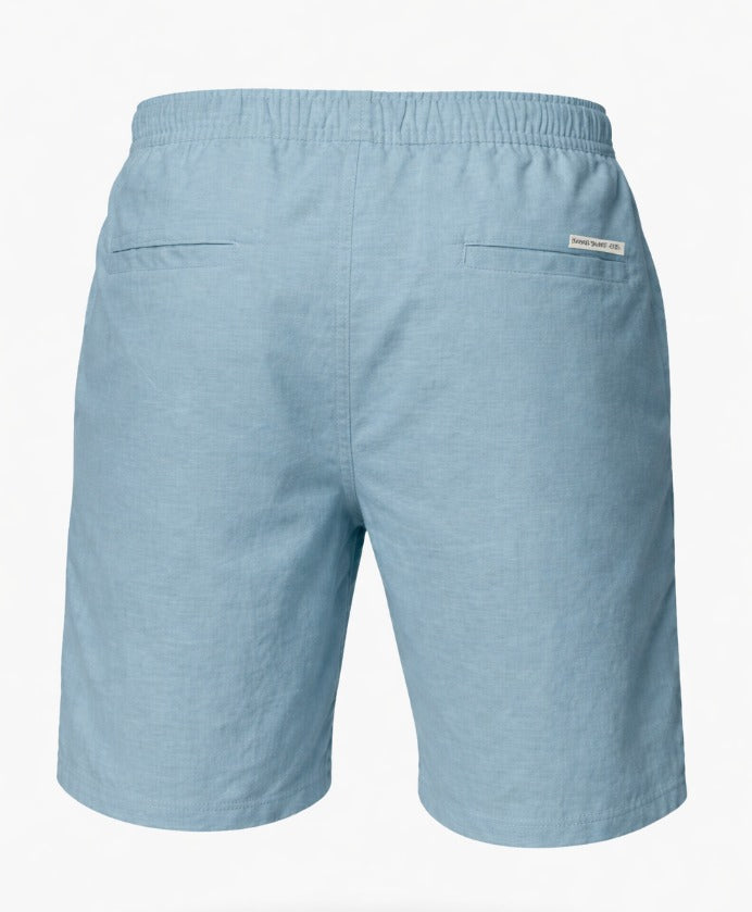 Sand Surf Co. Chuns Linen Short - Light Blue