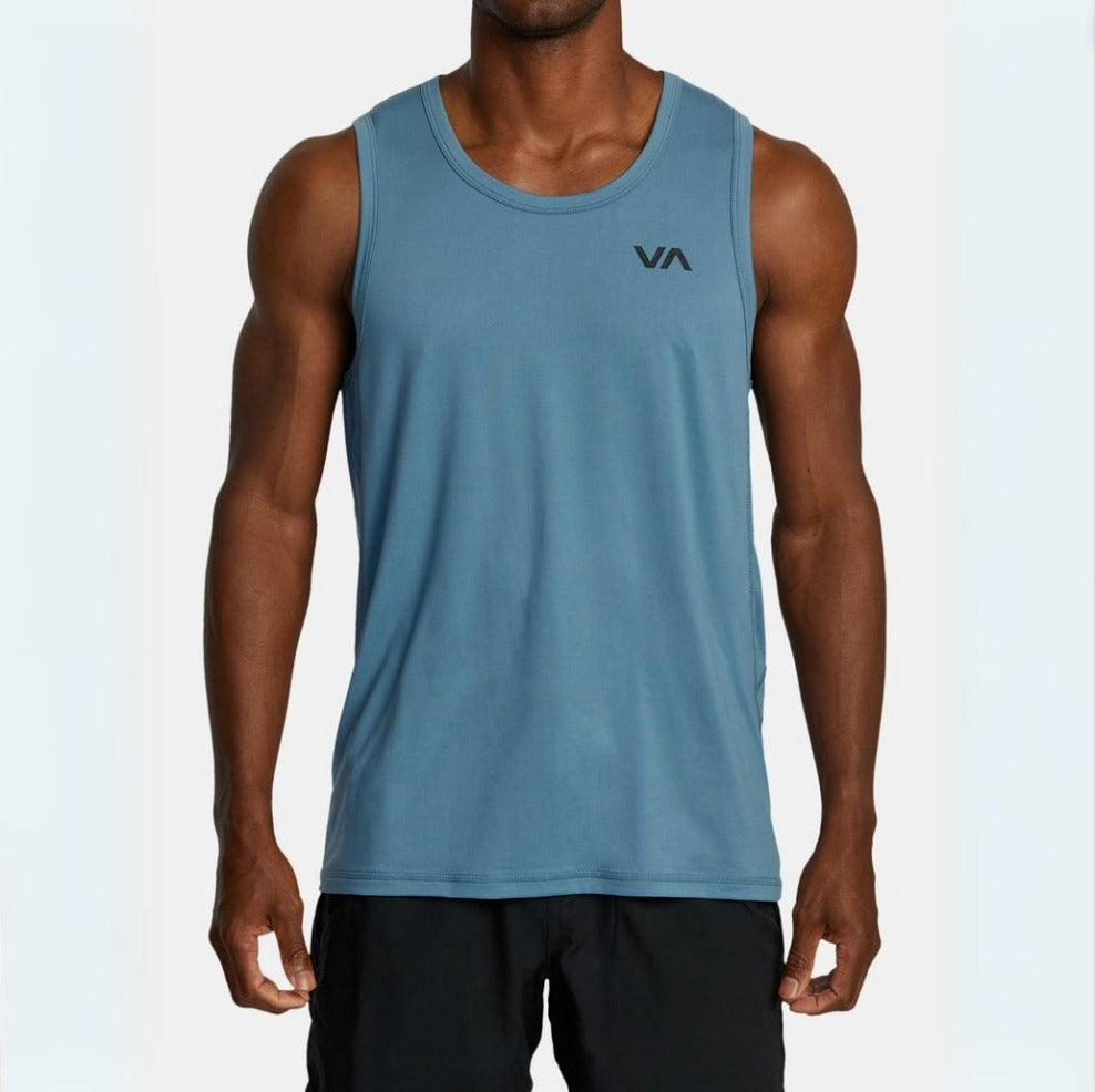 RVCA Sport Vent Tank Top - Glacier Blue