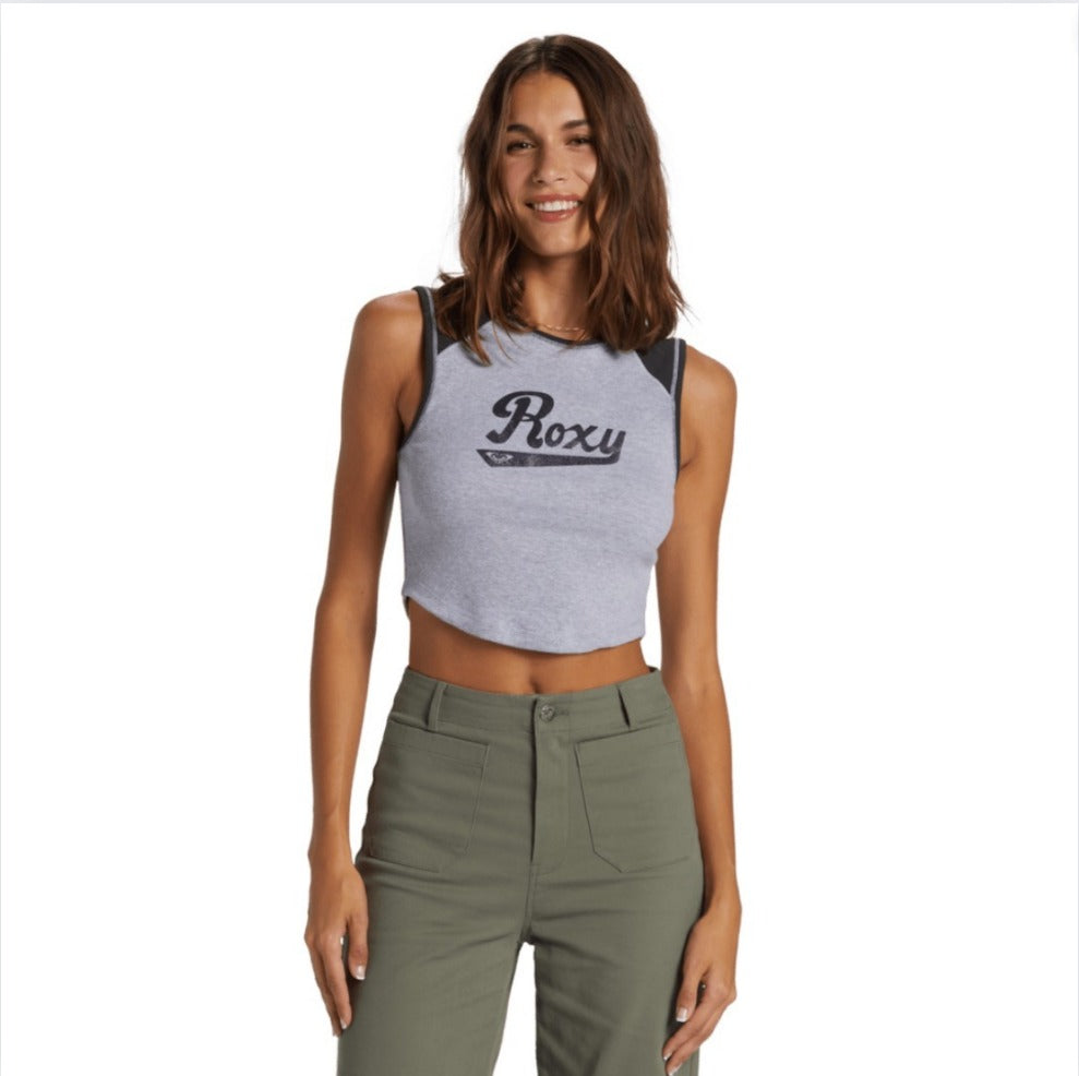 Roxy Script Tank Top - Phantom