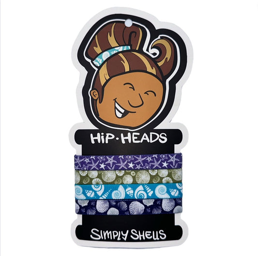 Hip Heads Simply Shells Hair Tie Bundle