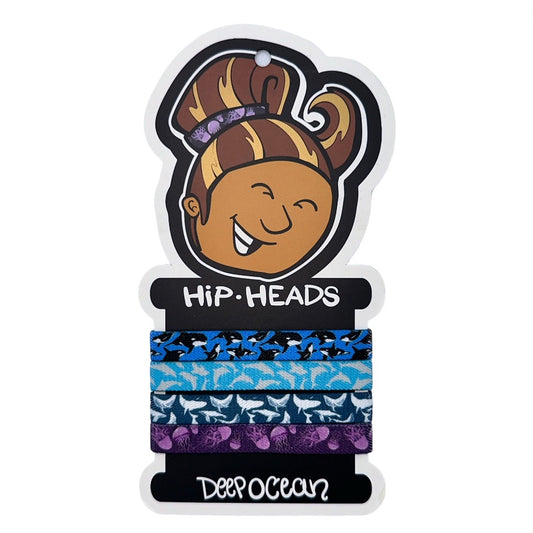 Hip Heads Deep Ocean Hair Tie Bundle