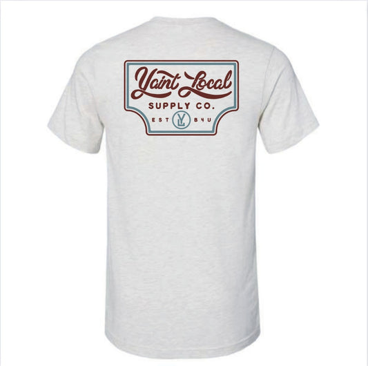 Yaint Local Ranch Tee - Heather Natural